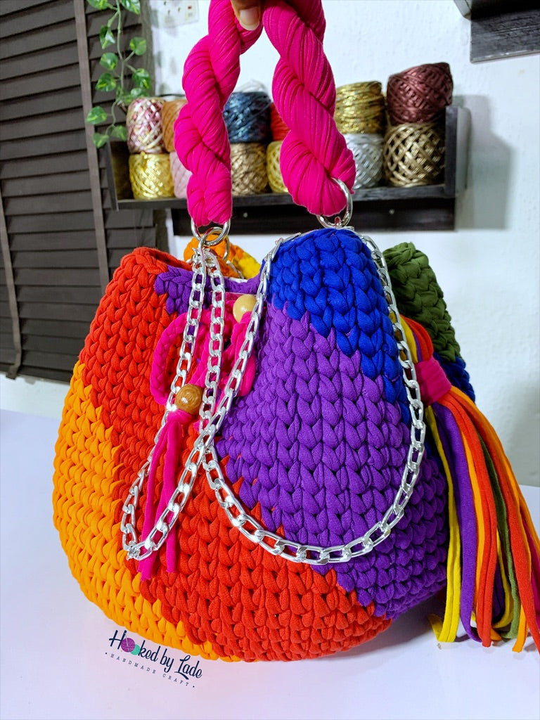 Bucket discount crochet bag