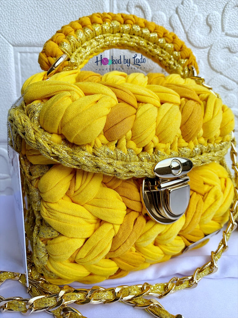 Comfort Crochet bag  - Sunlight mix