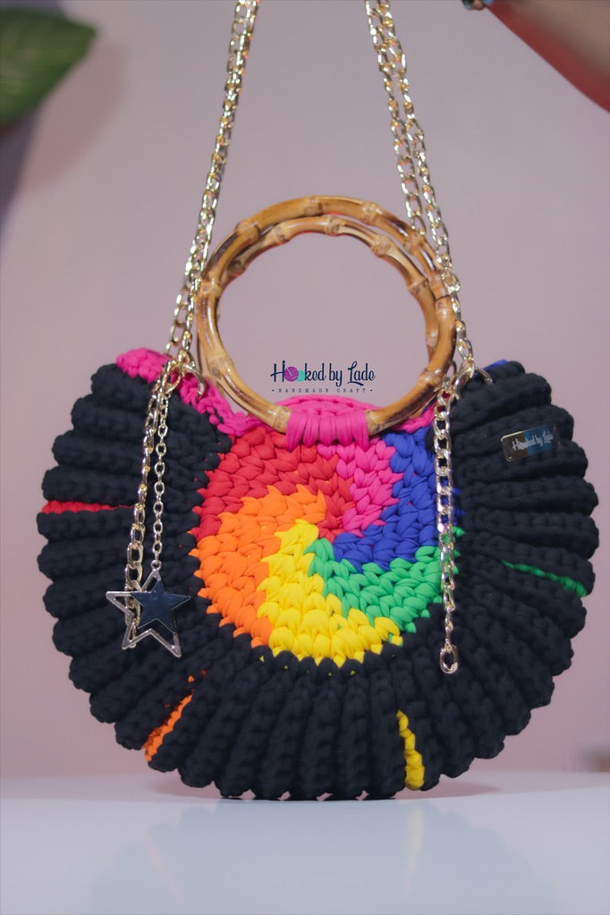 ‘Fola’ Extra in Black and rainbow variant
