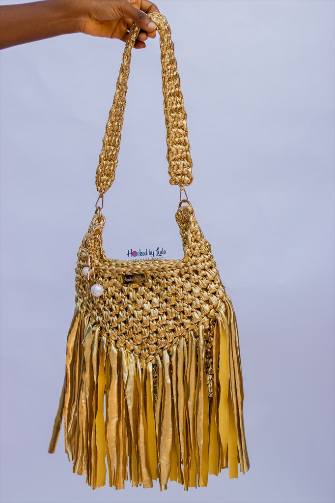 'Chauntel' boho bag in Gold