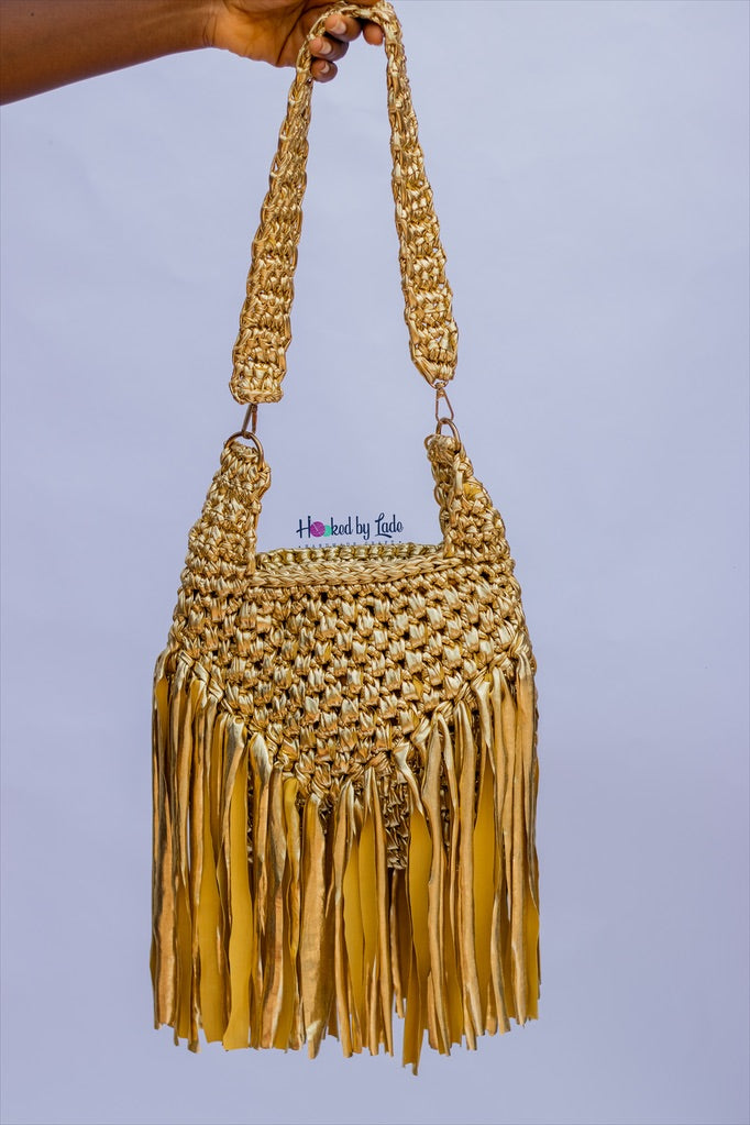 'Chauntel' boho bag in Gold