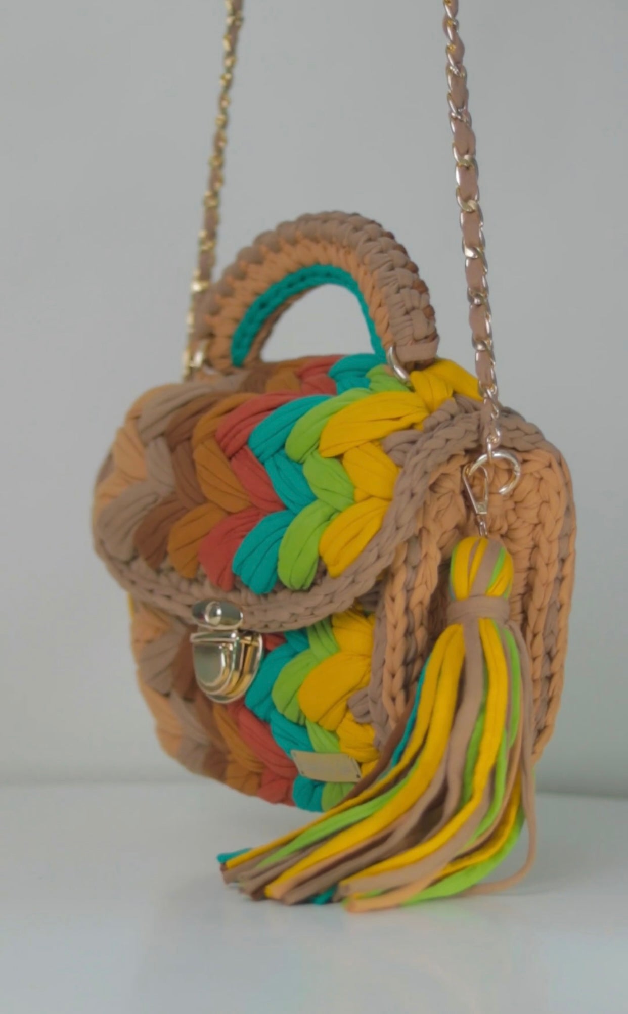 ‘Comfort’ Multicolored Autumn bag