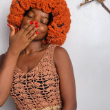 Custom Ruffled Hat (Your own preferred color)