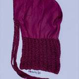 'Gèlè' Crochet Durag in Wine