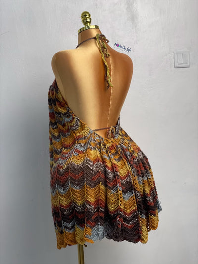 Earth toned backless BOUBOU