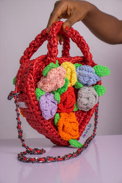 ‘Ife-bouquet’ Red garden bag