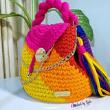 Covered version: 'Nana' Multicolored bucket bag