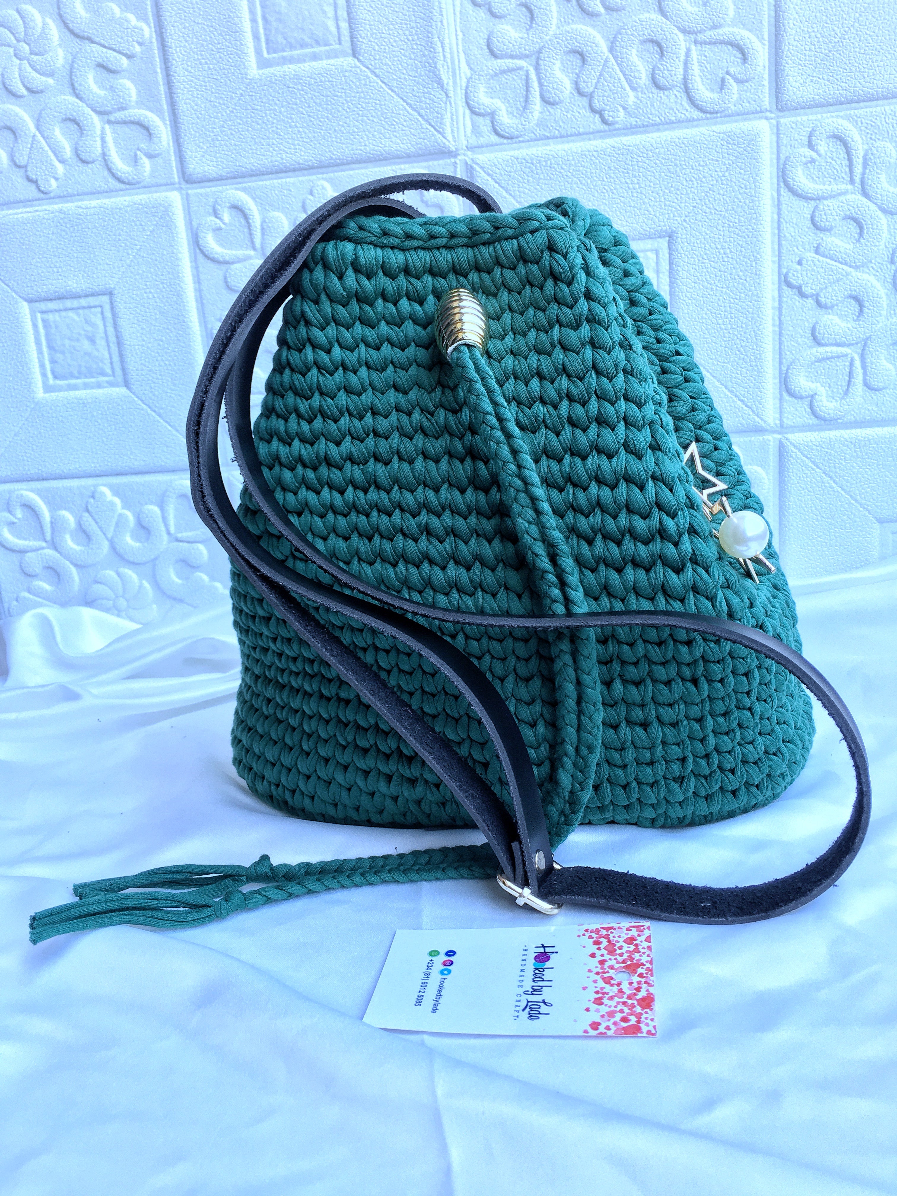 Nana crochet bucket bag - Hookedbylade