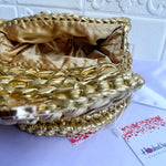 Metallic Crochet Bag | Leather Crochet Bag | Hooked by Lade